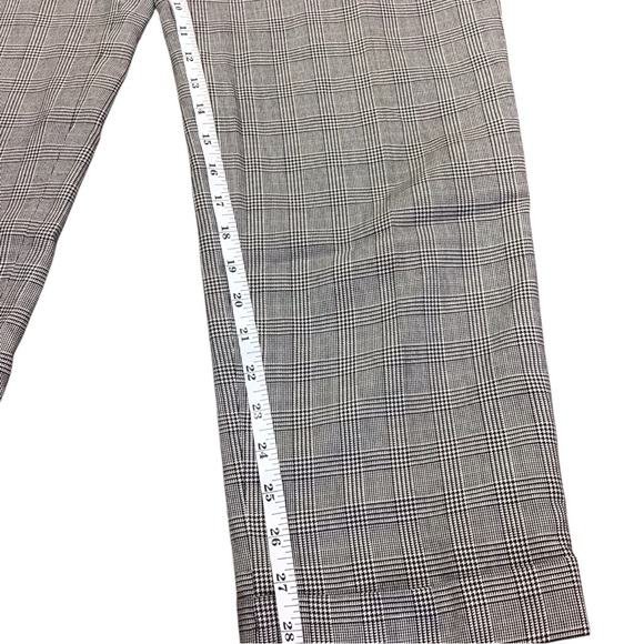 Lauren Ralph Lauren Vintage Women’s Glen Plaid Pleated Career Cuffed Slacks 8 - Picture 6 of 13
